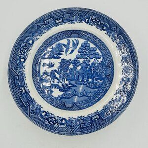 John Steventon & Sons Burslem England Willow Royal Venton Ware 10" Dinner Plate